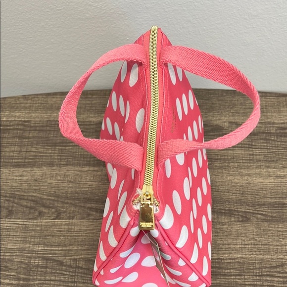 ♠️ Kate Spade Pink and White Polka Dot Insulated Lunch Tote 👛 - Picture 7 of 13